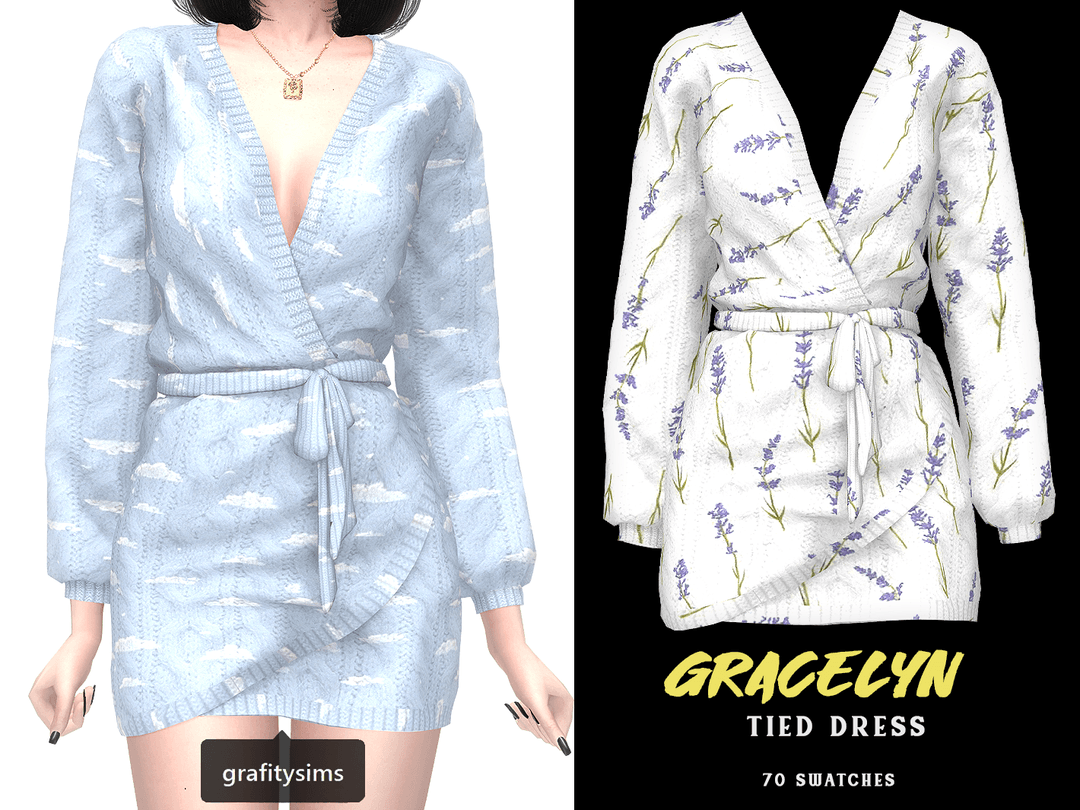 Платье Gracelyn Tied Dress